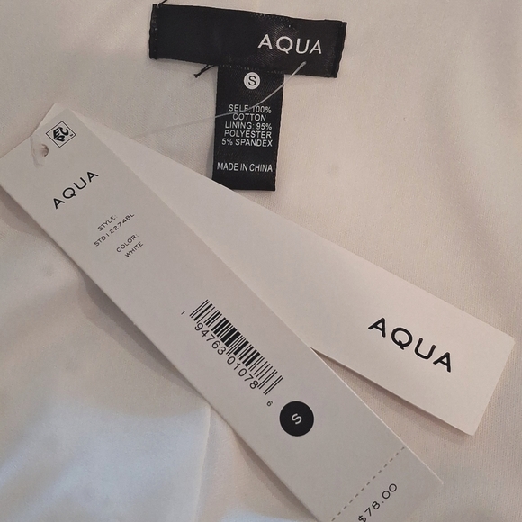 Aqua Eyelet Ruffle Hem Sleeveless Scoop Neck Dress - Picture 11 of 12